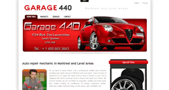 Desktop Screenshot of garage440.com